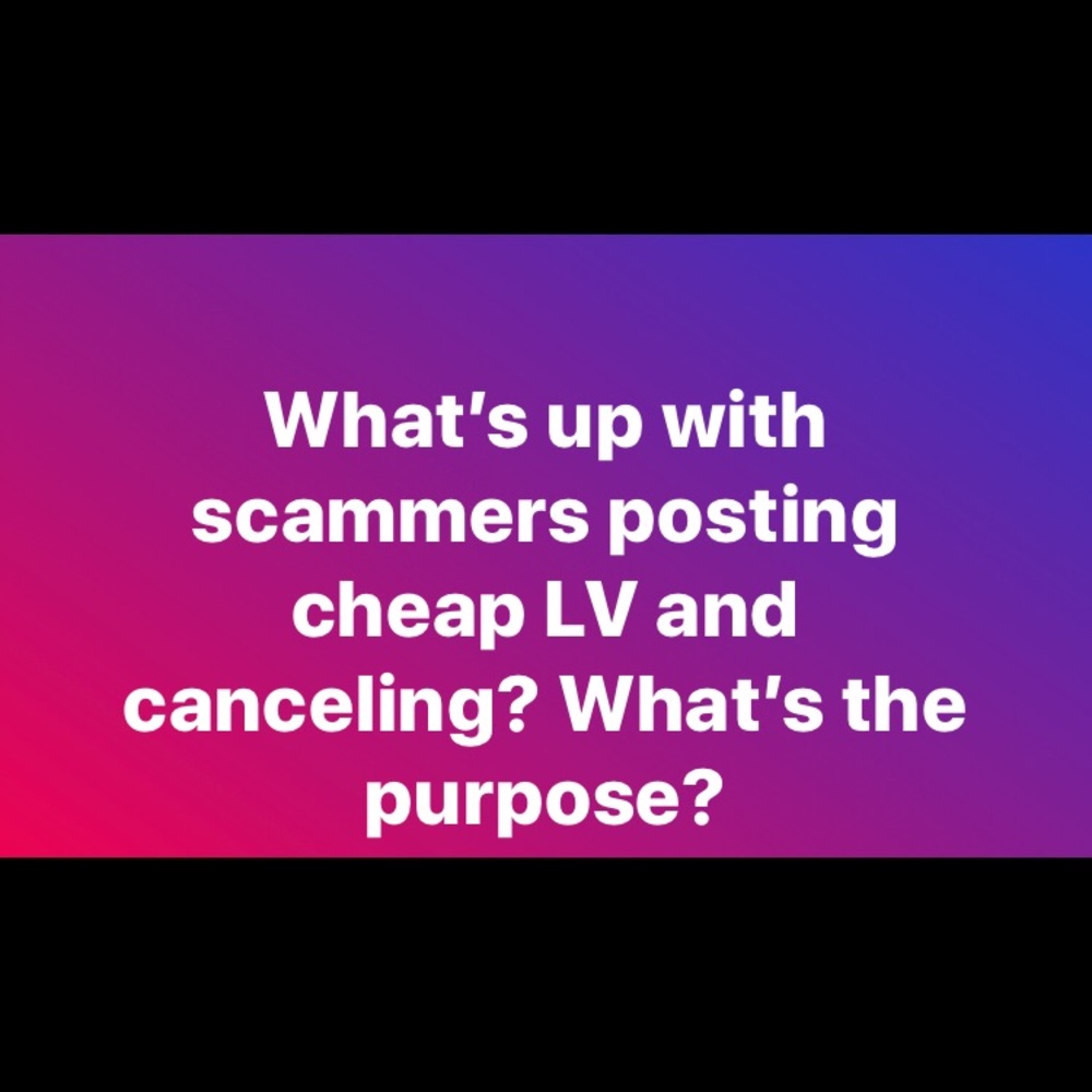 Scam alert